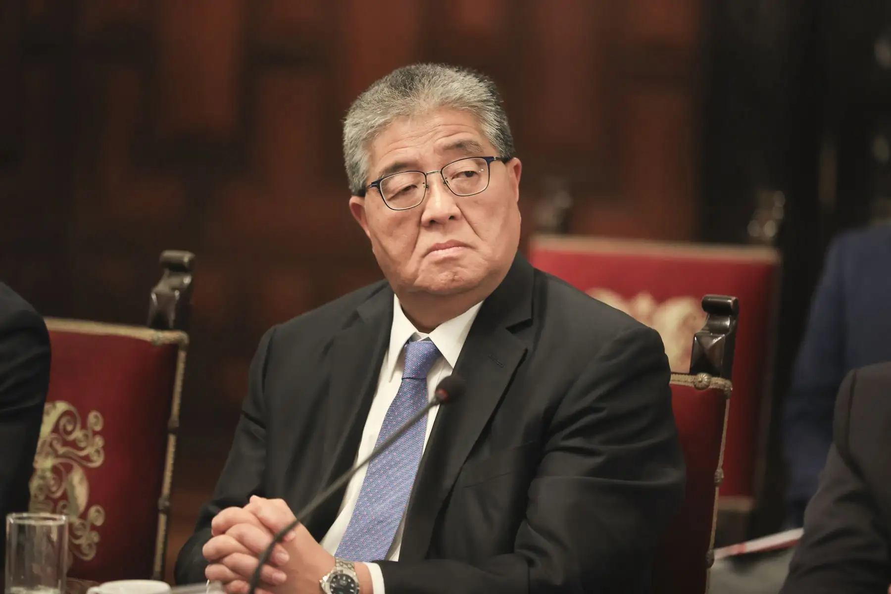 Reunión con el presidente del directorio global de Mitsui & Co. Foto: ANDINA /Presidencia