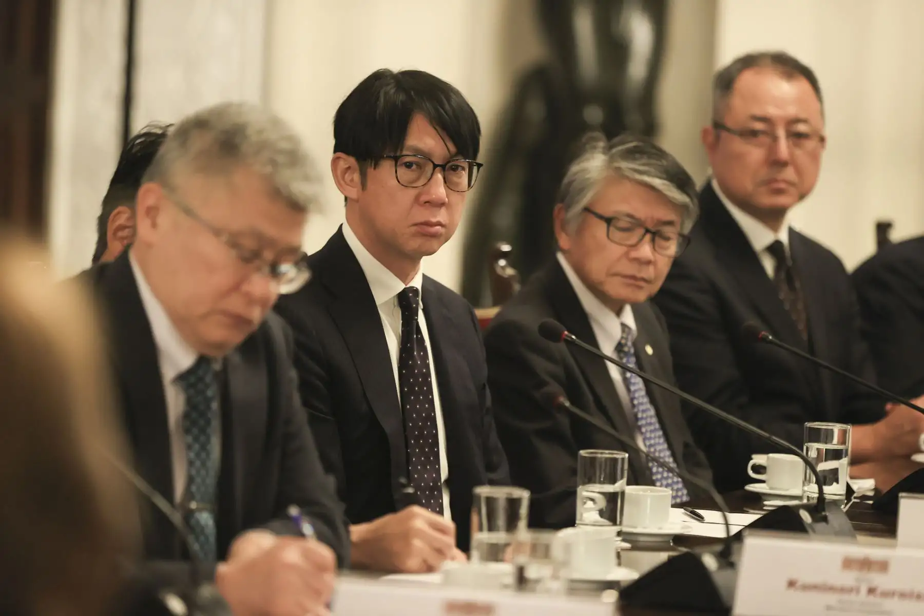 Reunión con el presidente del directorio global de Mitsui & Co. Foto: ANDINA /Presidencia