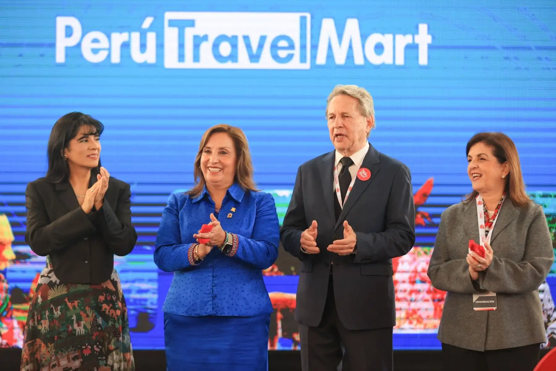 Presidenta Dina Boluarte inaugura el Perú Travel Mart 2024. Foto: ANDINA/Prensa Presidencia