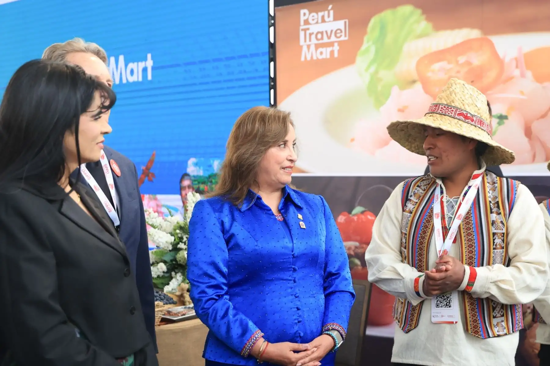 Presidenta Dina Boluarte inaugura el Perú Travel Mart 2024. Foto: ANDINA/Prensa Presidencia