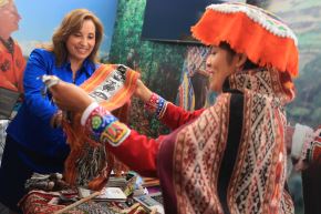 La presidenta Dina Boluarte inauguró el encuentro Perú Travel Mart. Foto: ANDINA/Prensa Presidencia.