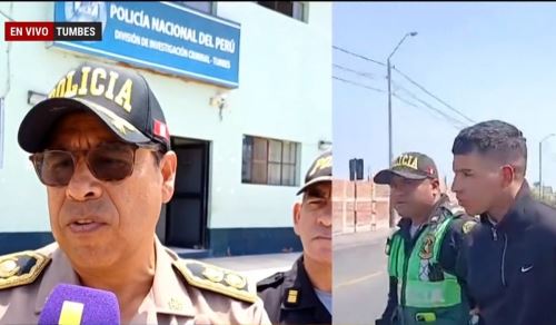 El general Javier Gonzáles, del frente policial de Tumbes, informó que se le capturó cuando intentaba huir del país. 