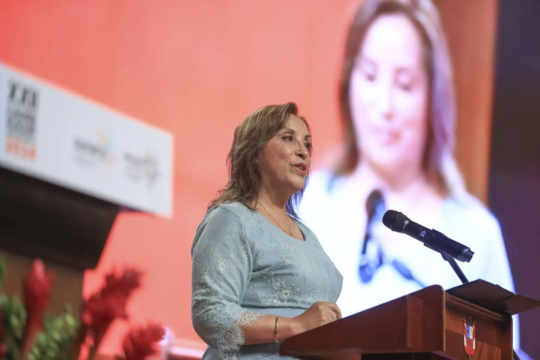 Presidenta Dina Boluarte  en la Clausura del XXII Congreso Anual de Derecho Registral 2024. Foto: ANDINA/Prensa Presidencia