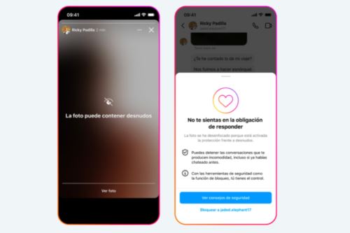 Instagram está lanzando una nueva campaña, con base en información de NCMEC y Thorn, para ayudar a los adolescentes a detectar estafas de sextorsión y contribuir a que los padres ayuden a sus hijos adolescentes a evitarlas.