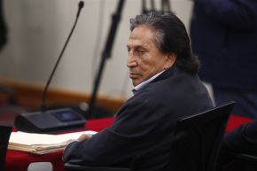 Expresidente Alejandro Toledo oye lectura de sentencia en su contra. ANDINA/Daniel Bracamonte