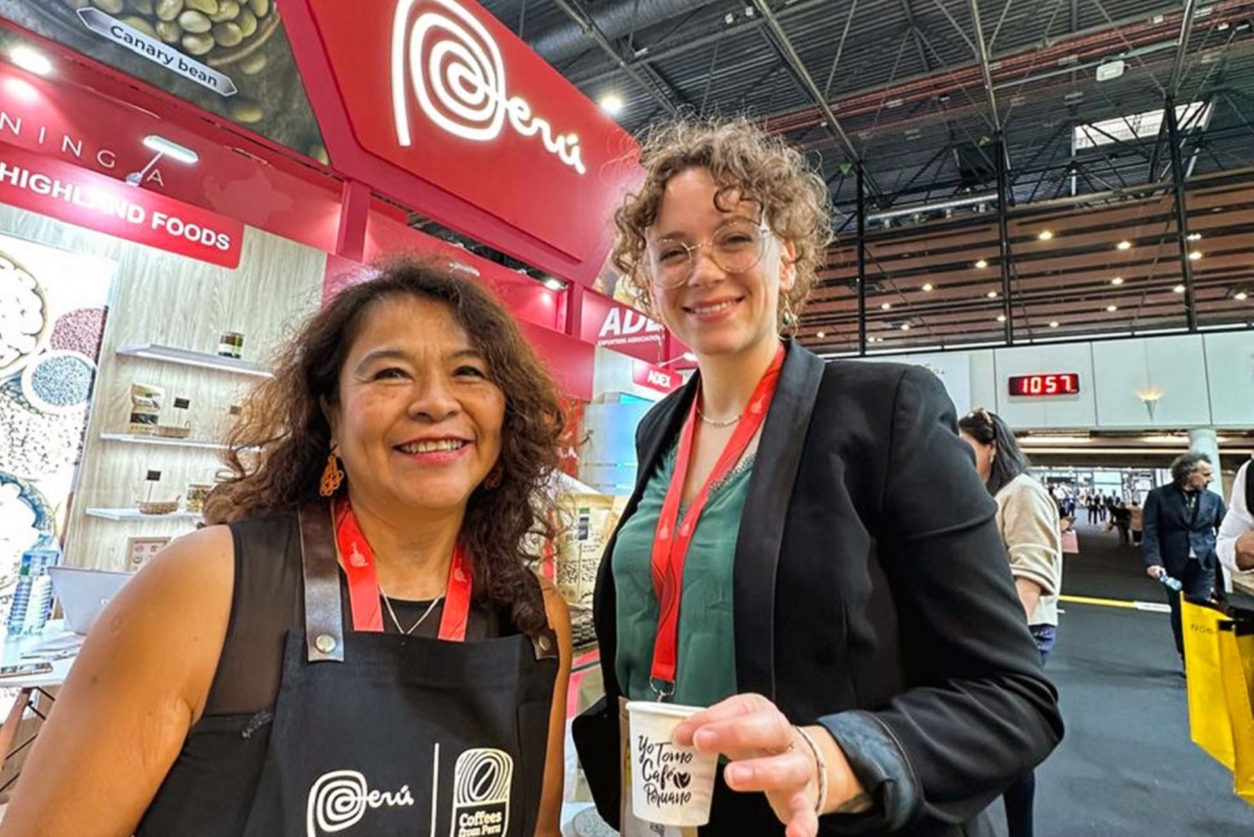 Franceses degustaron los cafés especiales del Perú. Foto: Cortesía.