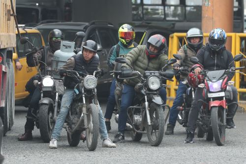 Motos lineales circularían con un solo pasajero en zonas bajo estado de emergencia