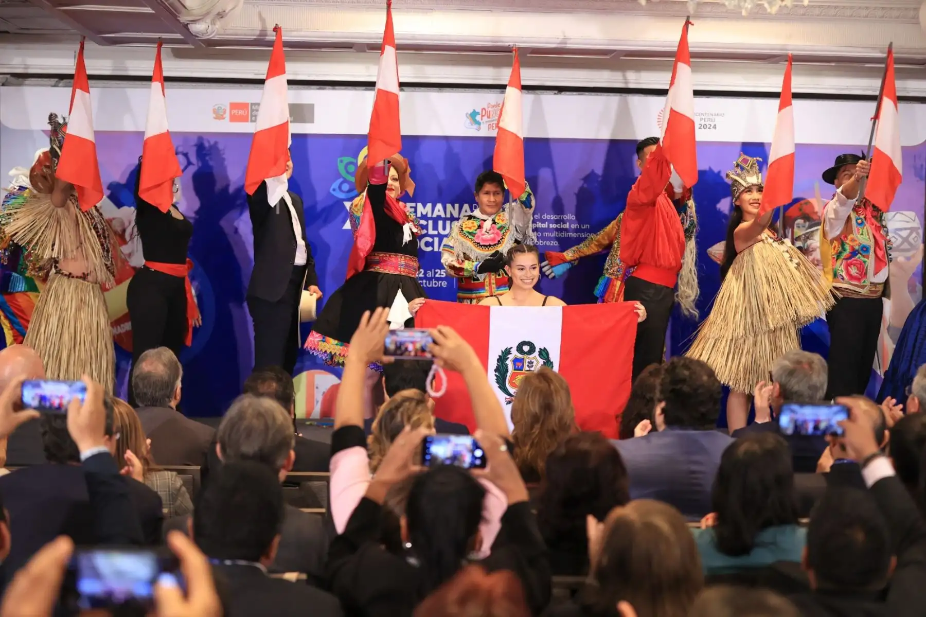 La presidenta Dina Boluarte participó en la inauguración de la XII Semana de la Inclusión Social. Foto: ANDINA/Prensa Presidencia