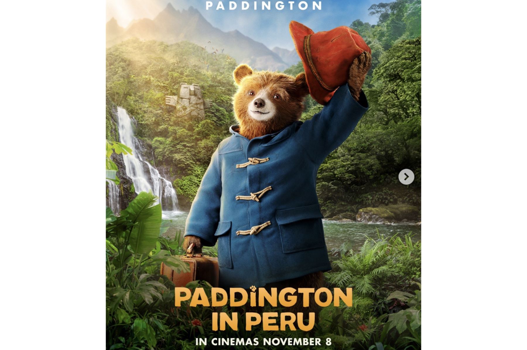 La cinta “Paddington en Perú”, dirigida por Dougal Wilson, será estrenada en América Latina en el 2025. Foto: INTERNET/Medios