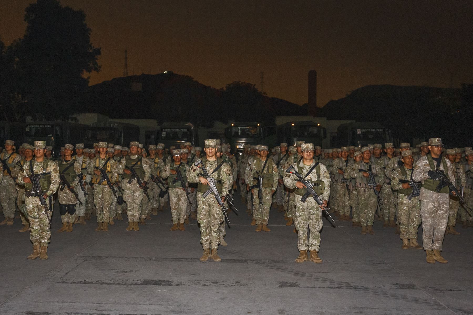 La Policía Nacional del Perú con apoyo de las Fuerzas Armadas tendrán el control del orden interno en las tres provincias liberteñas. Foto: ANDINA/Difusión