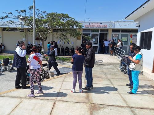 La mayoría de estudiantes de la Escuela Técnica de la PNP en Chimbote afectados por un cuadro de intoxicación fueron dados de alta esta mañana. ANDINA/Difusión