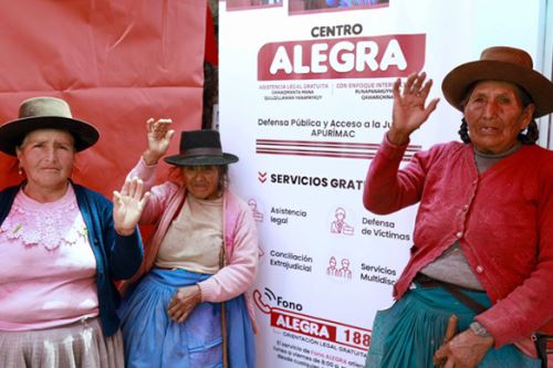 Nuevo centro Alegra acerca los servicios del Estado a ciudadanos de Apurímac. Foto: ANDINA/Difusión