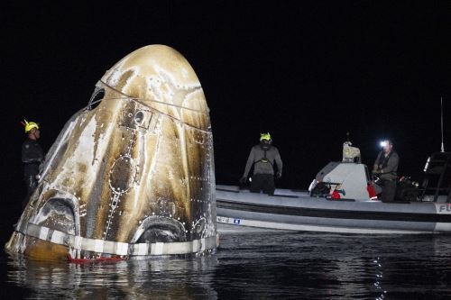 Tripulantes de misión Crew-8 regresaron a Tierra desde la Estación Espacial Internacional