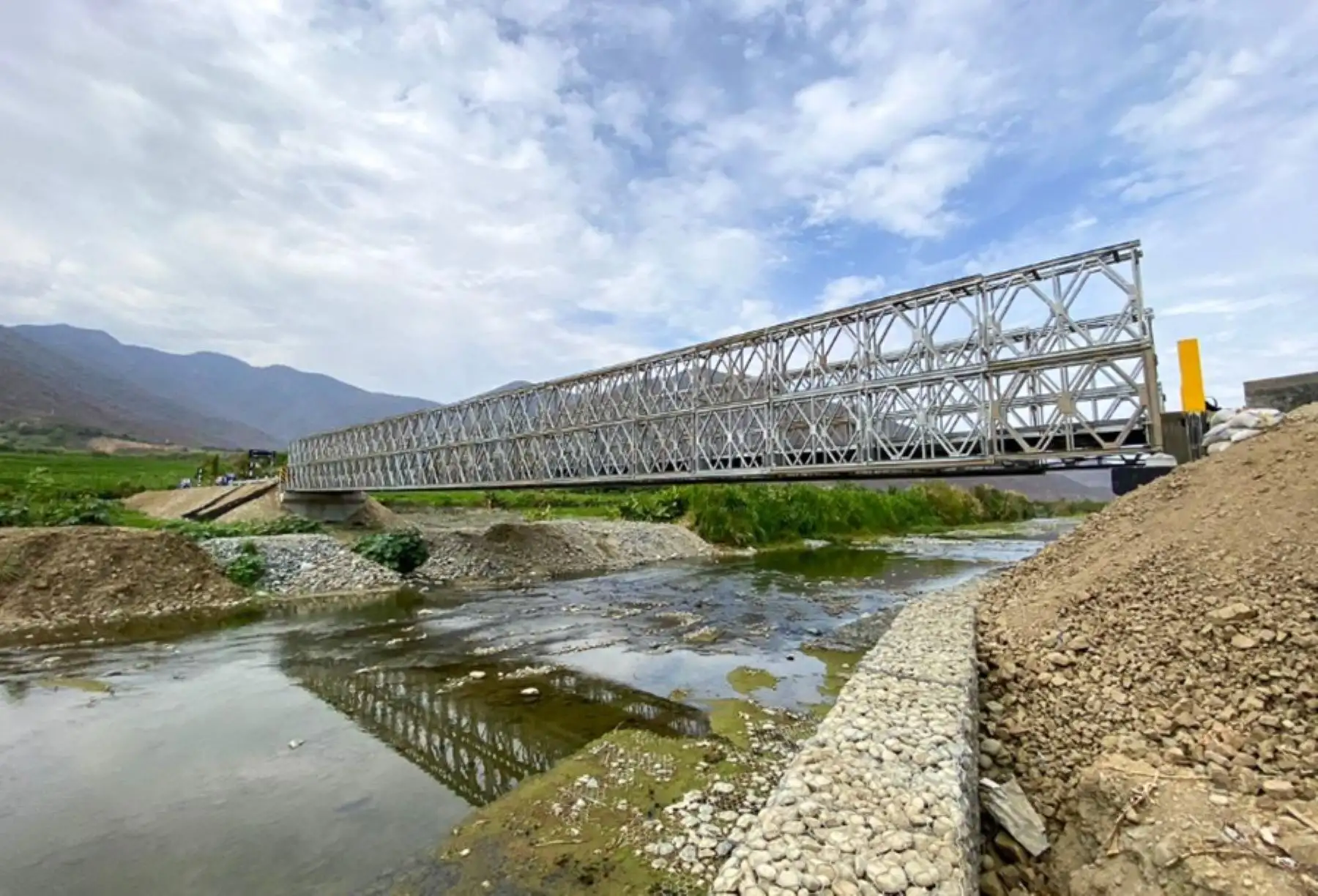 Apurímac: trasladarán puente modular para restablecer el tránsito tras colapsar estructura