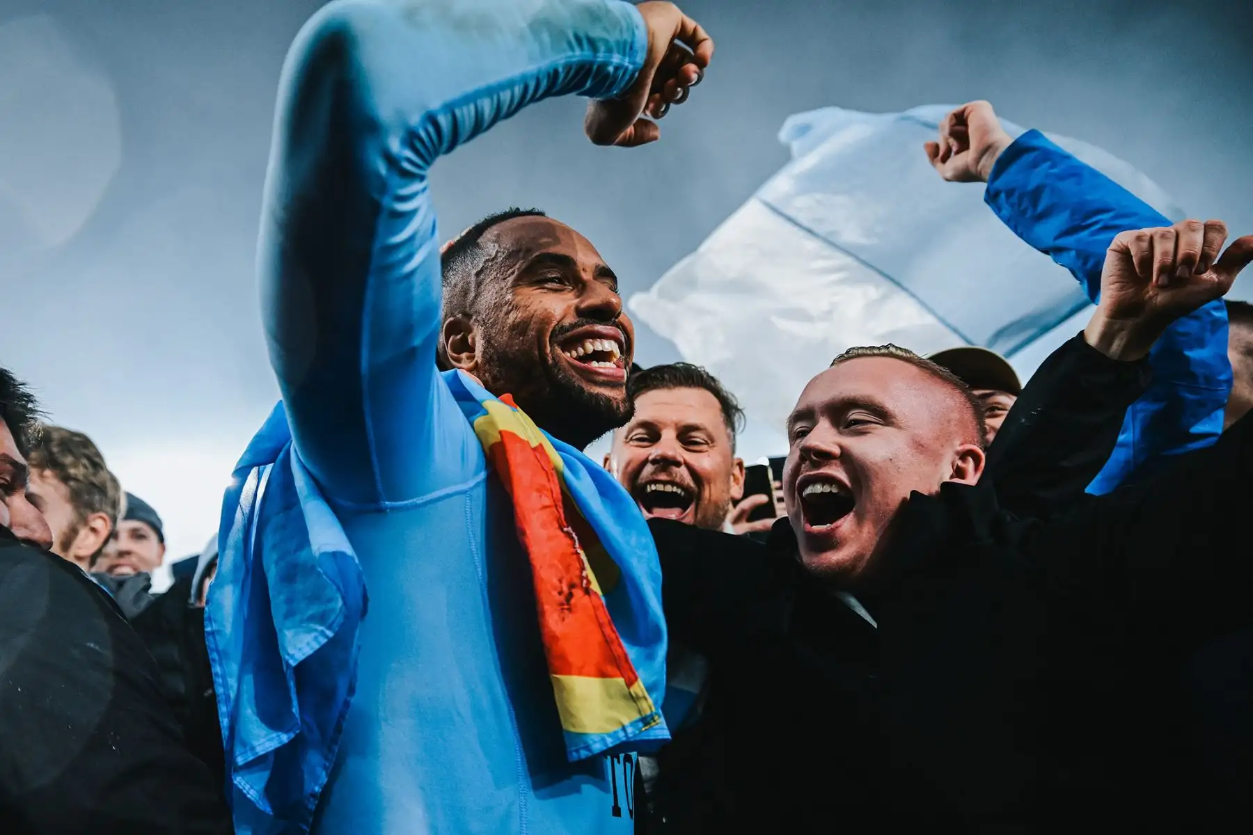 La consagración de Malmö FF era cuestión de tiempo, pero el equipo no desaprovechó la oportunidad de celebrar ante su afición.