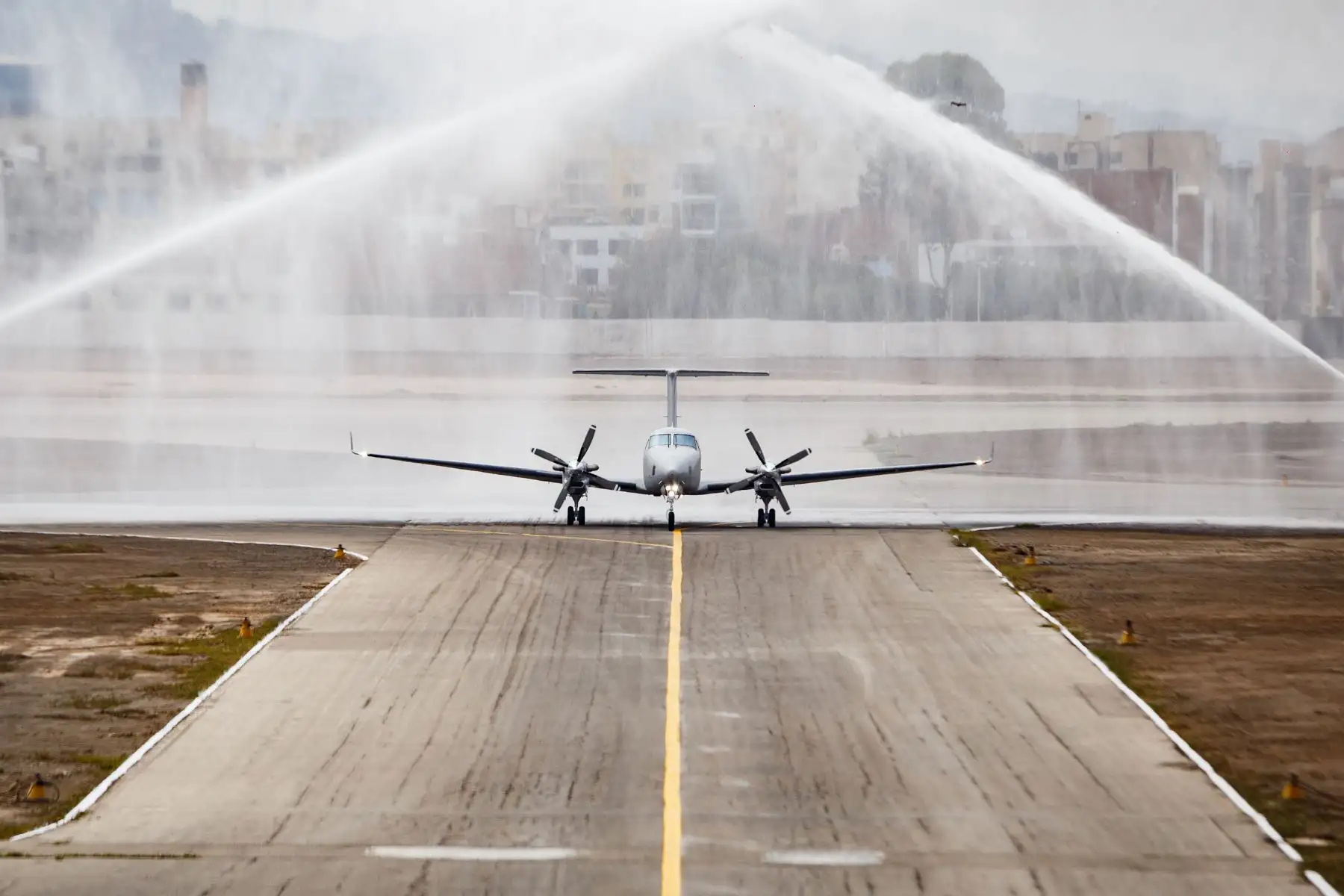 Ceremonia de recepción del primer avión Beechcraft King air 360C: Foto. ANDINA/ Ministerio de Defensa