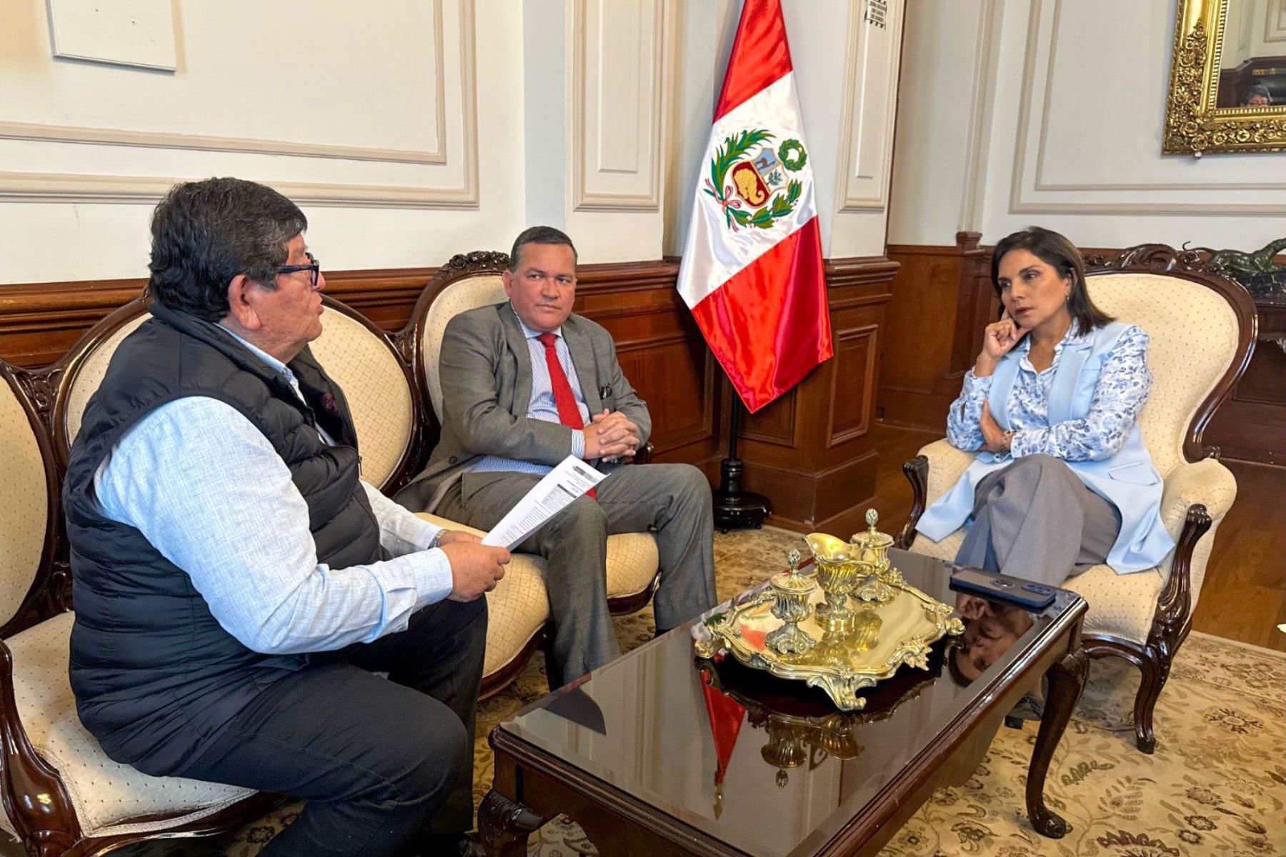 Director del Pronied se reunió con la vicepresidenta del Congreso, Patricia Juárez. ANDINA/Difusión