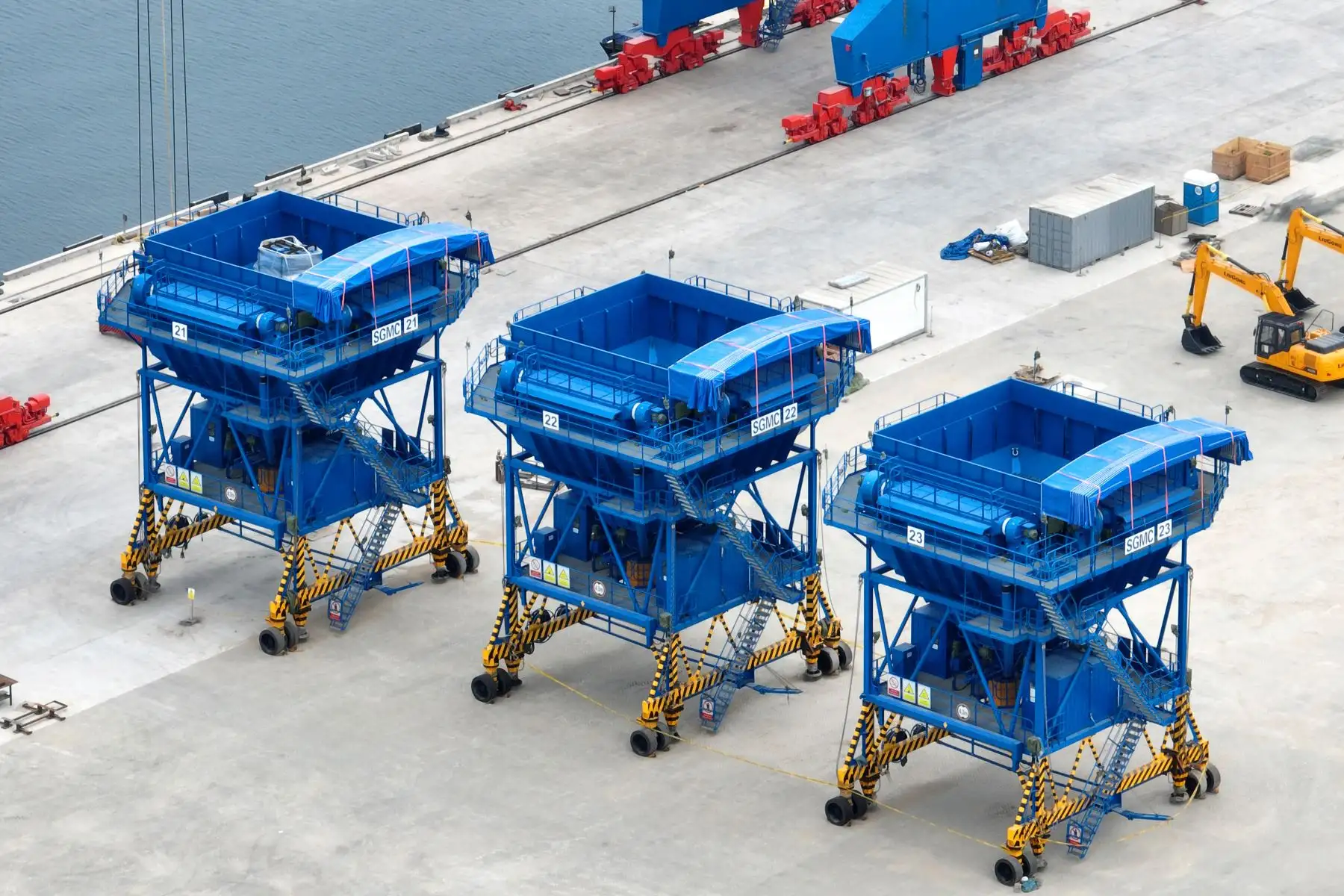 Puerto de Chancay impulsa el empleo local con más de 1,500 puestos de trabajo generados en su construcción. Foto: ANDINA/Daniel Bracamonte