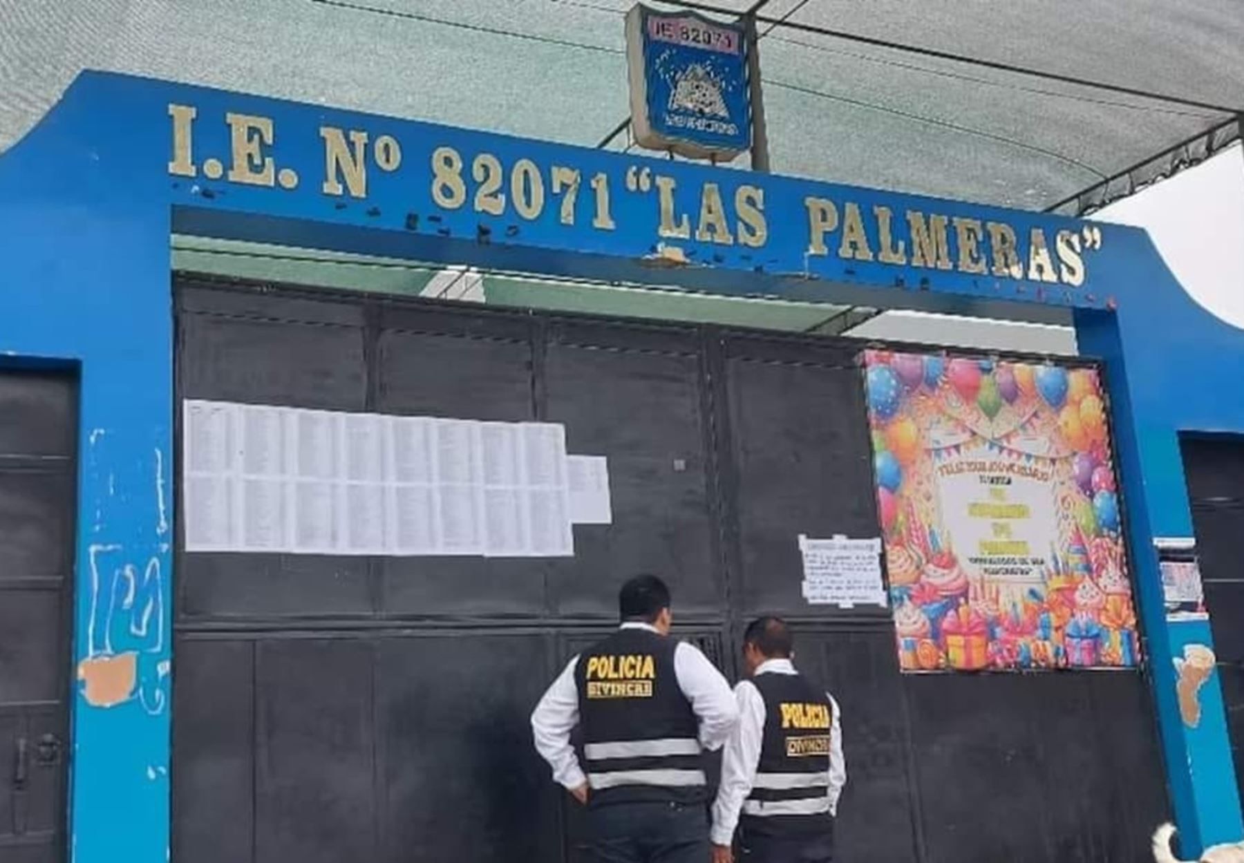 Policía Nacional investiga el crimen de un estudiante de 16 años en el centro poblado El Milagro, en Trujillo, cuando se dirigía al colegio. ANDINA/Difusión