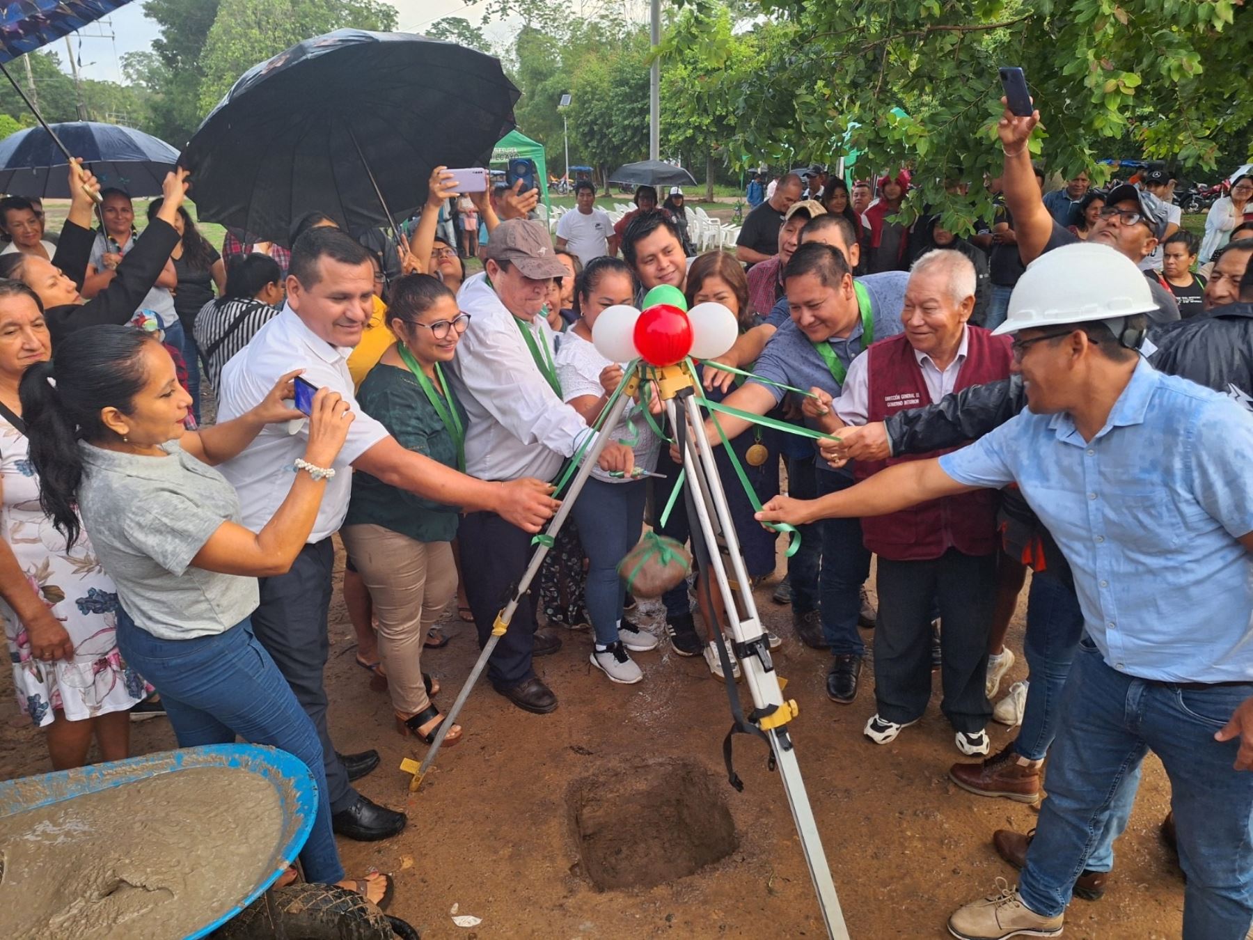 Se inició la construcción del drenaje pluvial en el distrito de La Banda de Shilcayo, ubicado en la provincia y región San Martín. ANDINA/Difusión