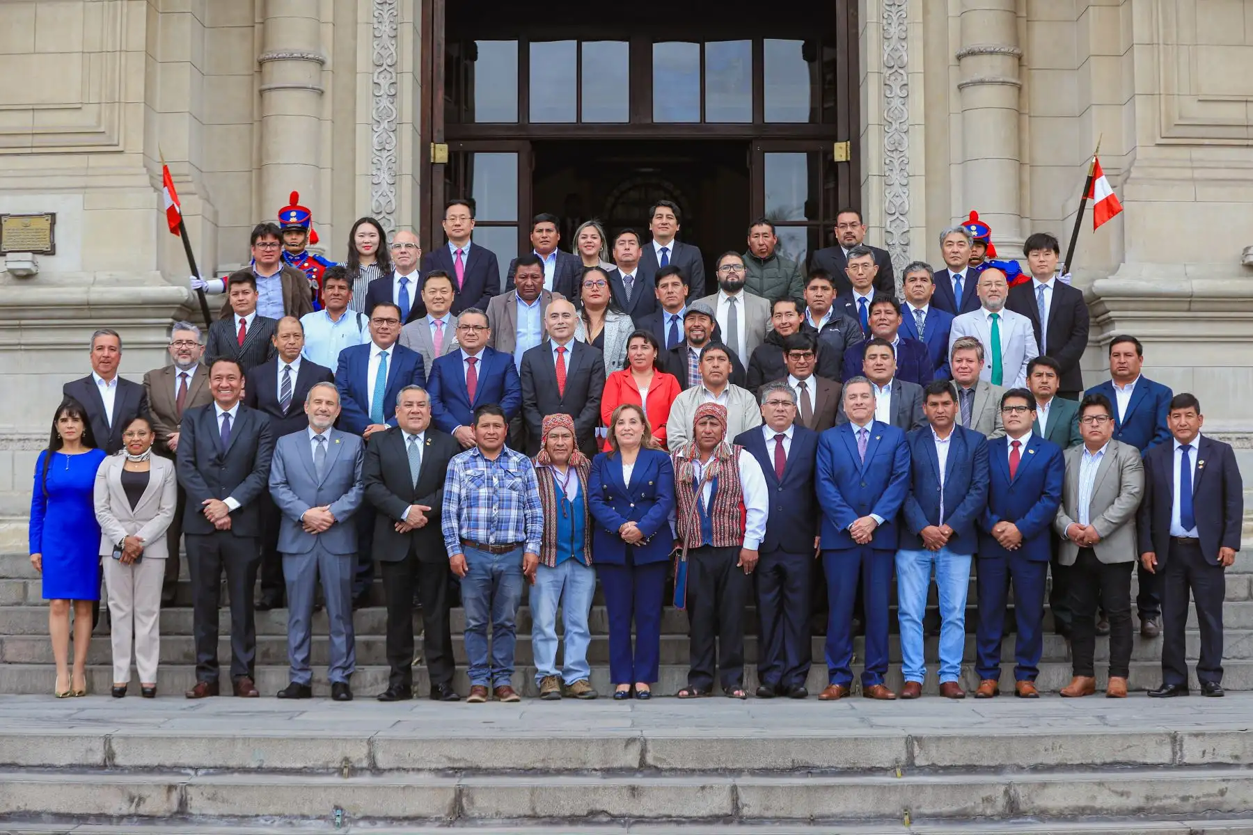 Firma de la Adenda del Proyecto de Aeropuerto Internacional de Chinchero. 
Foto: ANDINA/Prensa Presidencia