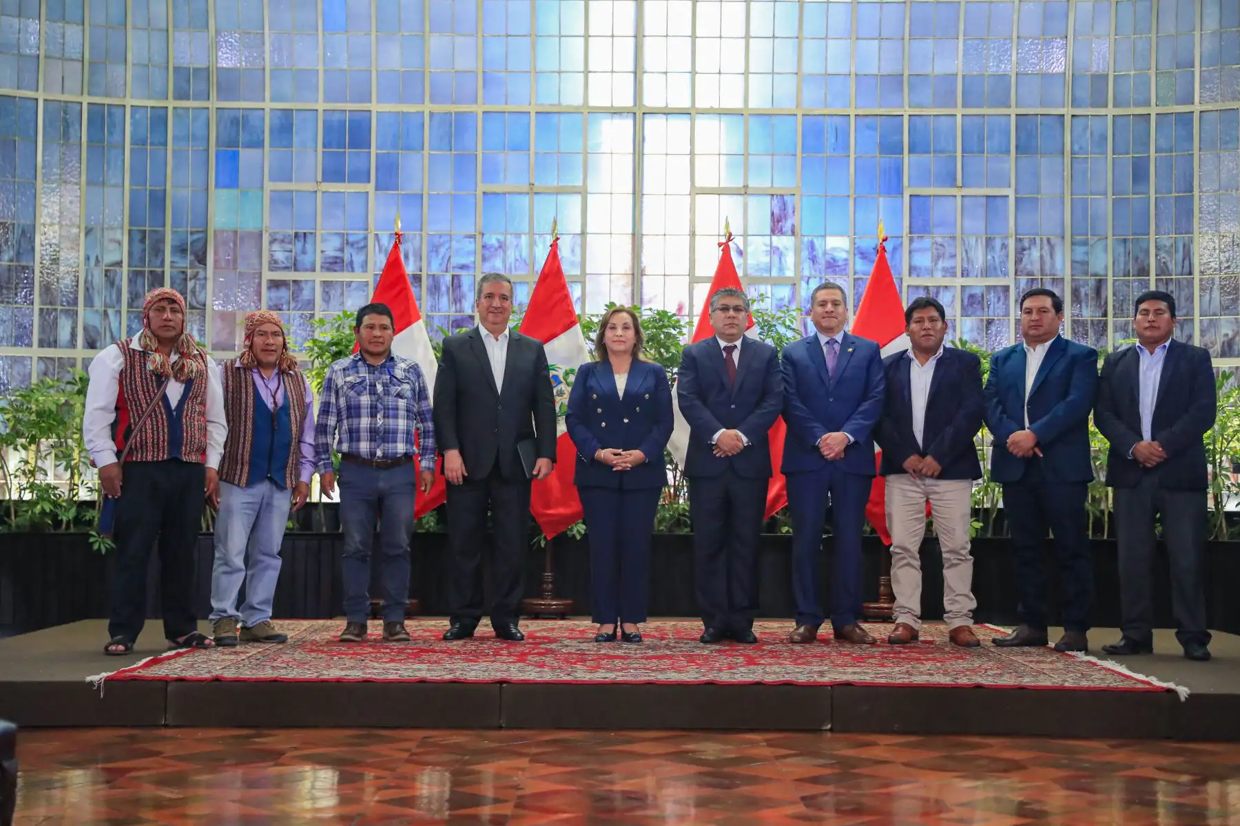 Firma de la Adenda del Proyecto de Aeropuerto Internacional de Chinchero. 
Foto: ANDINA/Prensa Presidencia