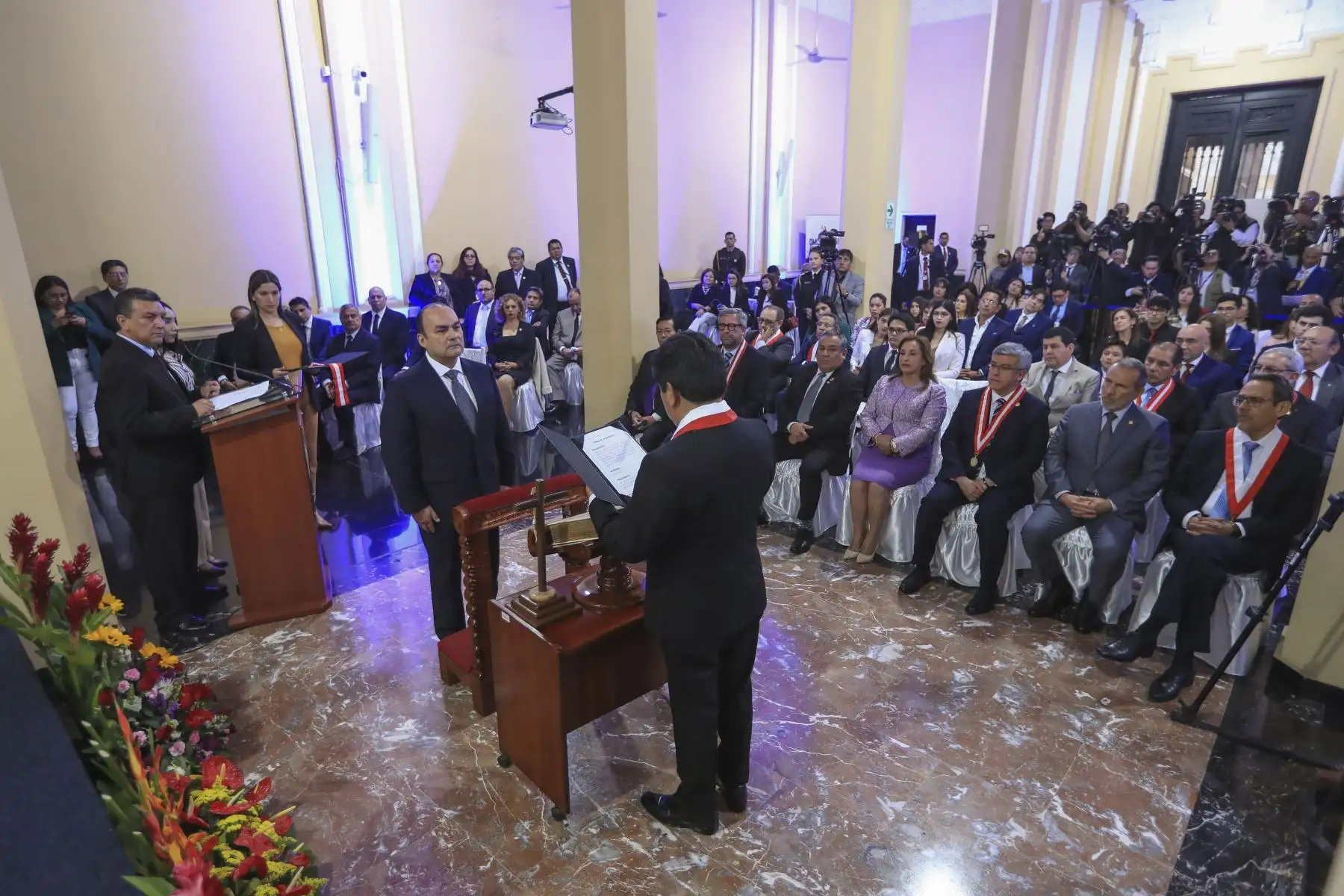 Juramentación de miembros de la Junta Nacional de Justicia (JNJ).  Foto. ANDINA/ Prensa Presidencia