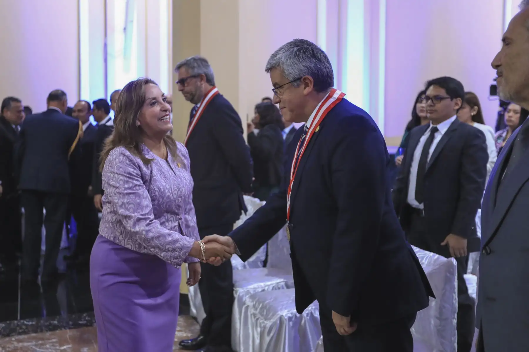 Juramentación de miembros de la Junta Nacional de Justicia (JNJ).  Foto. ANDINA/ Prensa Presidencia