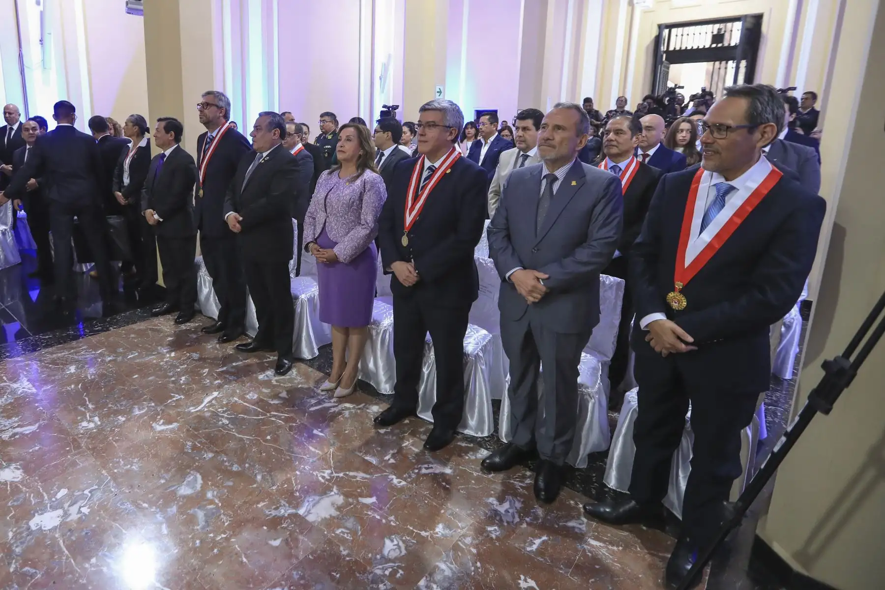 Juramentación de miembros de la Junta Nacional de Justicia (JNJ).  Foto. ANDINA/ Prensa Presidencia