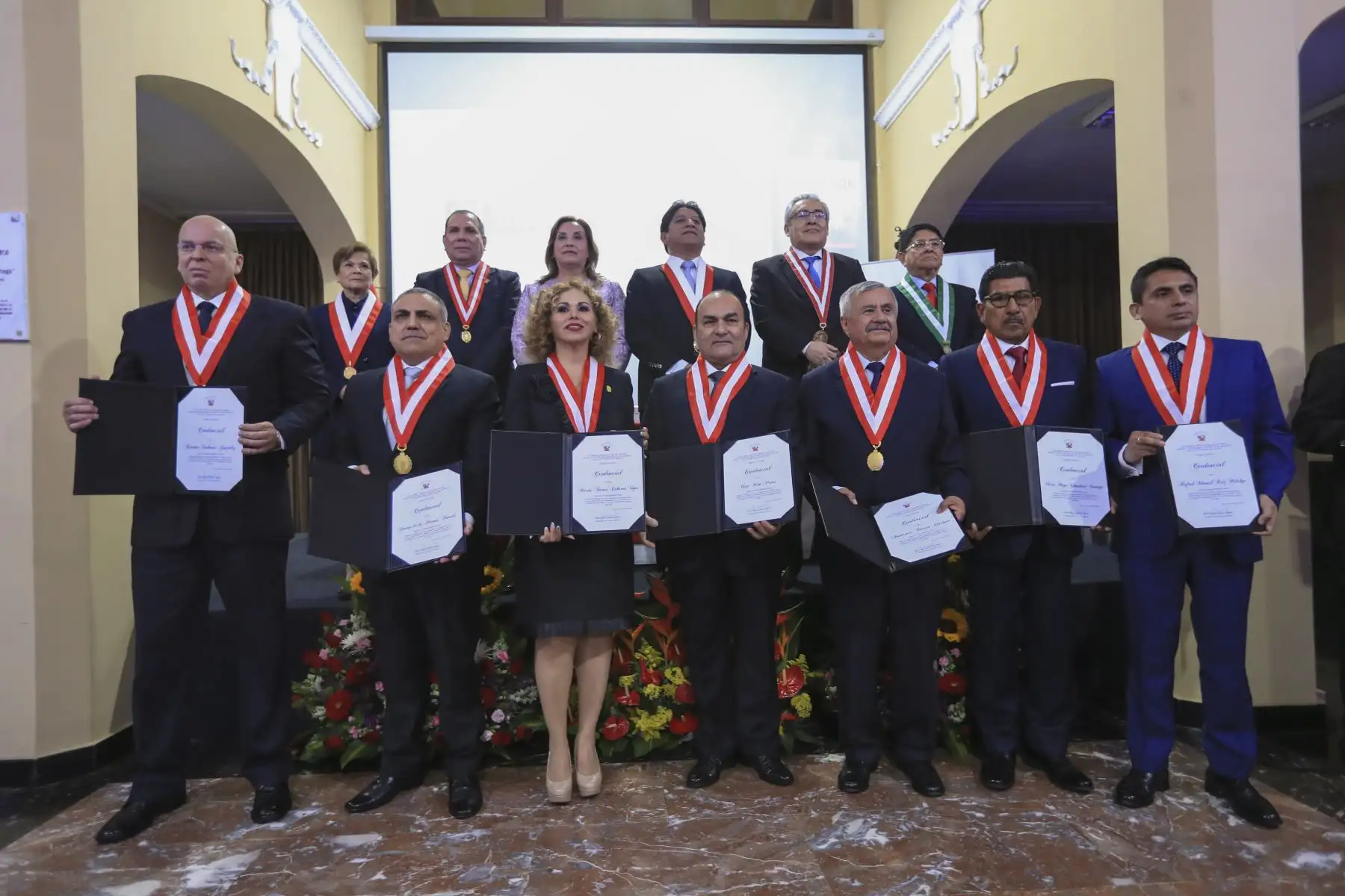 Juramentación de miembros de la Junta Nacional de Justicia (JNJ).  Foto. ANDINA/ Prensa Presidencia