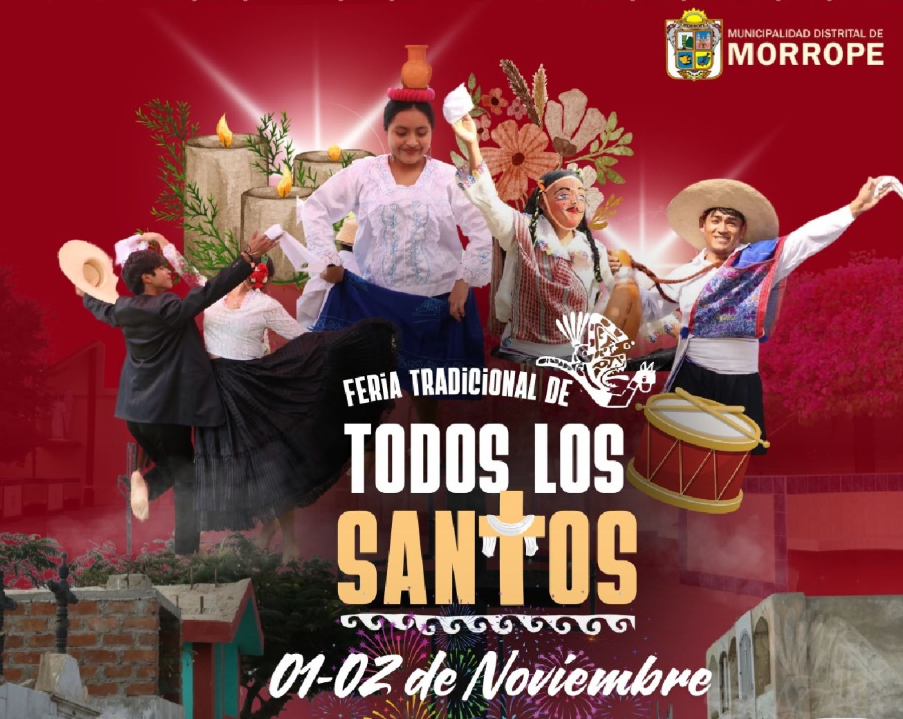 Más de 15,000 turistas espera recibir el distrito de Mórrope, ubicado en Lambayeque, este 1 y 2 de noviembre por la tradicional feria Todos los Santos. ANDINA/Difusión