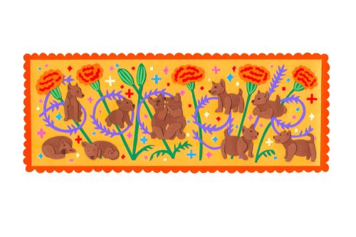 Google rinde homenaje a difuntos con este doodle.