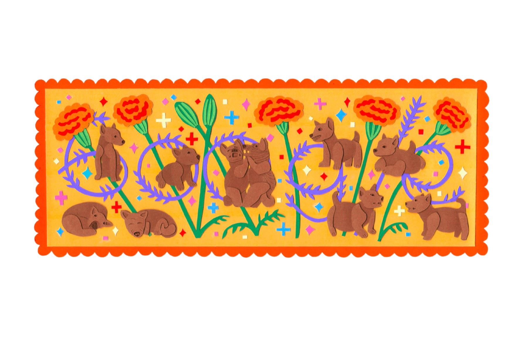 Google rinde homenaje a difuntos con este doodle.