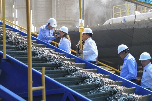 Presentación de la primera descarga de la segunda temporada de pesca de anchoveta