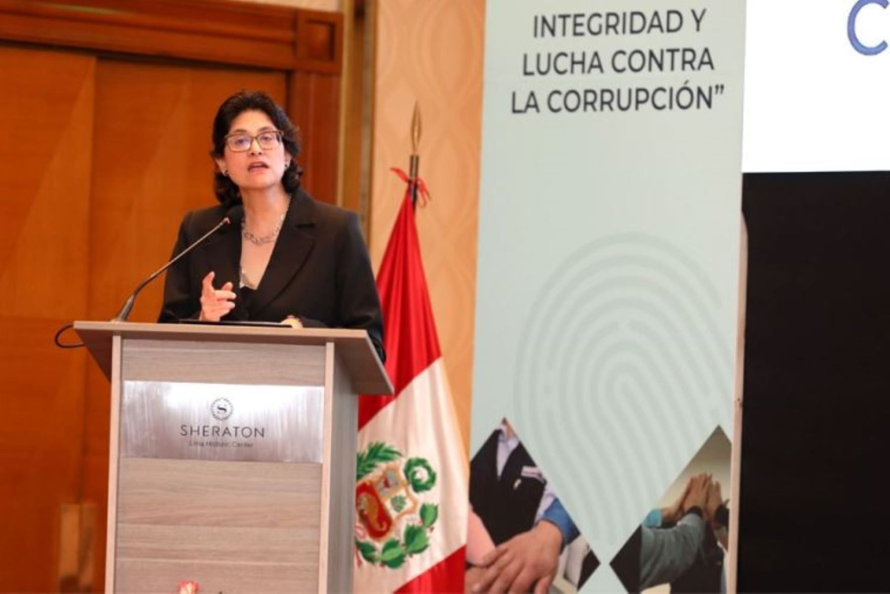 La jefa nacional del Reniec, Carmen Velarde Koechlin, resaltó que el resultado es producto de las “acciones que la actual gestión ha implementado para proteger la información personal de los peruanos. ANDINA/ Reniec.