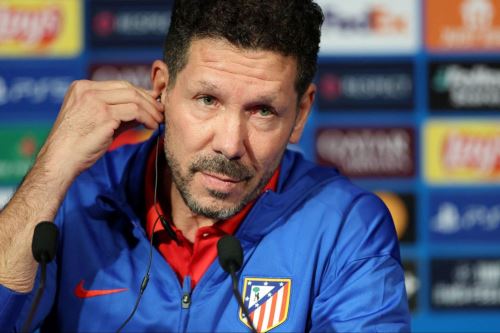 Diego Simeone, entrenador del Atlético de Madrid