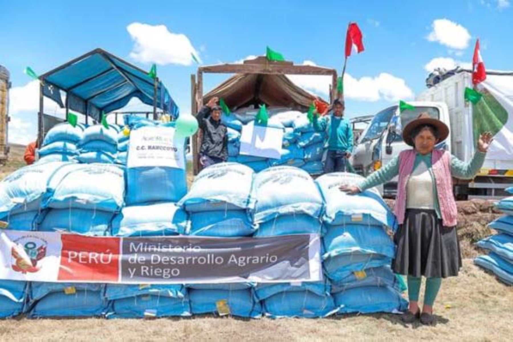 Campaña de siembra de pastos y forrajes del Midagri beneficiará a miles de pequeños productores pecuarios. Foto: MIDAGRI/Difusión