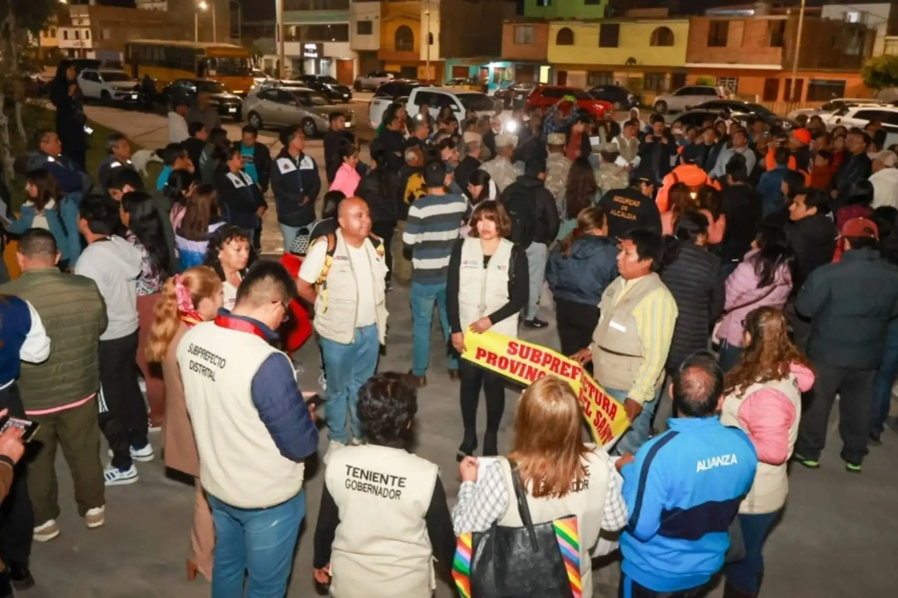 Pobladores de Áncash participaron activamente del simulacro multipeligro que se realizó anoche. En algunas zonas el ensayo se desarrolló pese a una intensa lluvia. Foto: ANDINA/difusión.