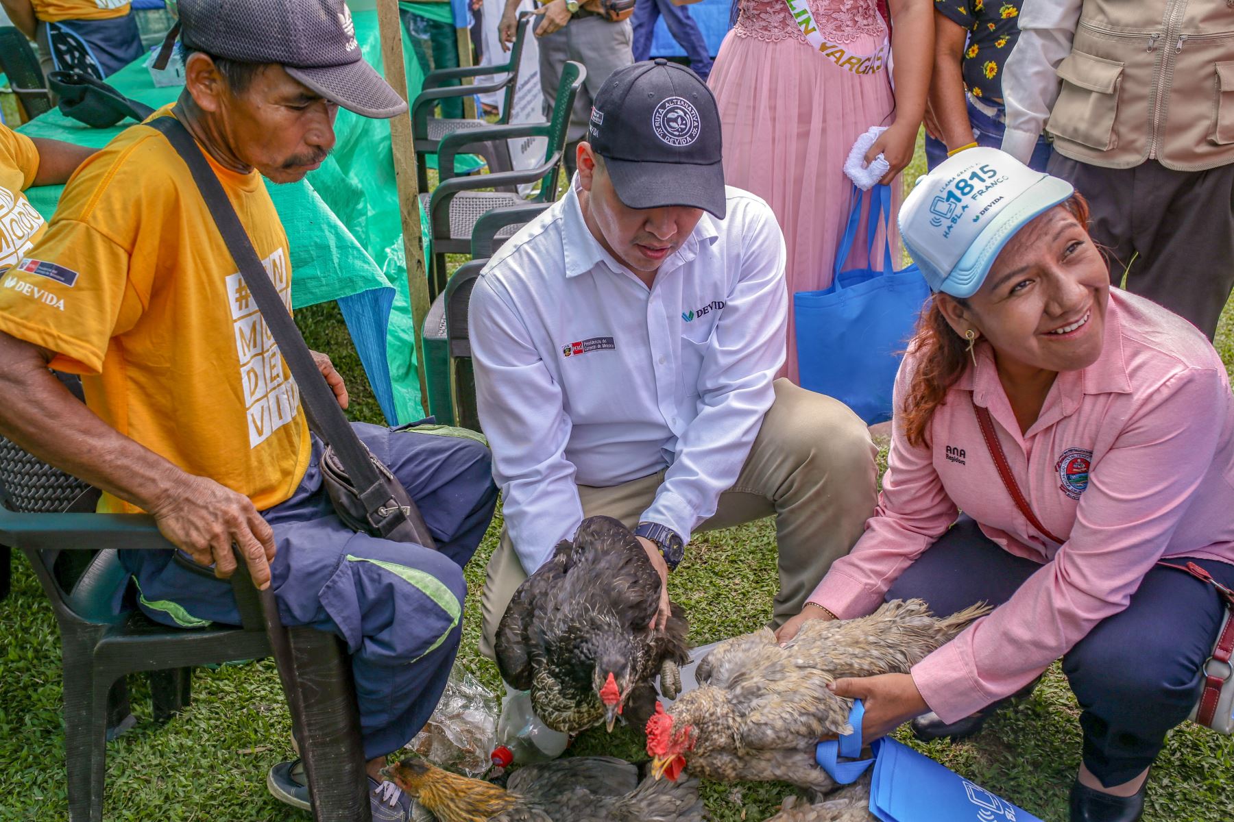 Devida destinó S/ 3.7 millones para tres proyectos productivos (yuca, fariña y crianza de gallinas criollas) para mejorar la calidad de vida de 479 familias en Putumayo. Foto: ANDINA/Devida