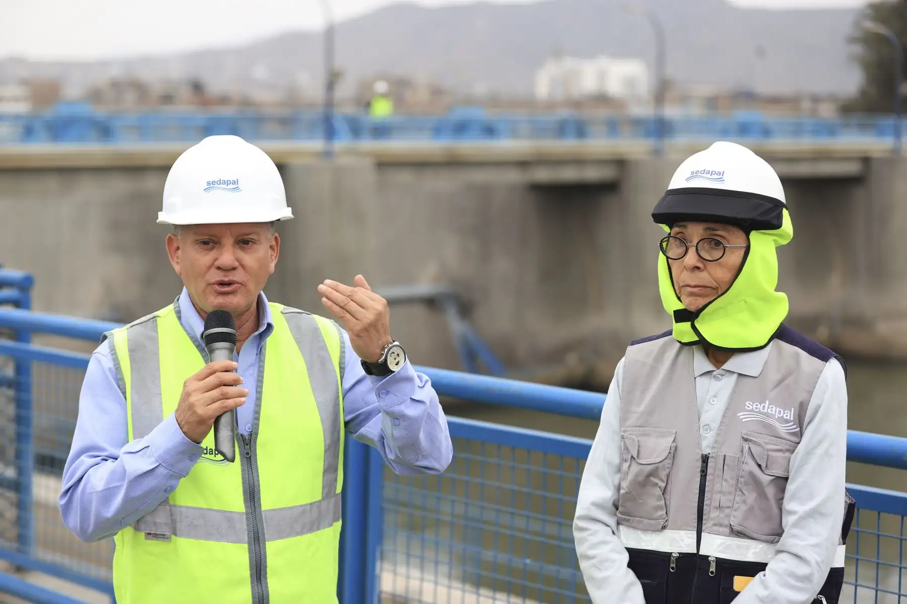 Jorge Gómez, presidente de Sedapal. La entidad cuenta con la reserva necesaria tras lograr un almacenamiento de 331 millones de metros cúbicos de agua en su sistema de lagunas y represas, la cifra más alta de los últimos cinco años. Foto: ANDINA/Jhonel Rodríguez Robles