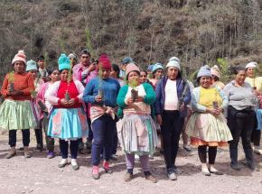 Pobladores de diversas comunidades de Sapallanga, región Junín, participarán de la siembra de más de 7,000 plantones de especies forestales con el objetivo de recuperar las praderas de la zona. ANDINA/Difusión