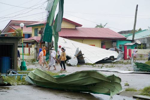 Filipinas eleva a la categoría de tifón a la tormenta Usagi en pleno auge de temporales. Foto: AFP