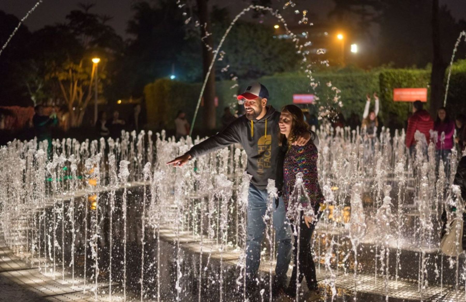 Circuito Mágico del Agua en el Parque de la Reserva. Foto: ANDINA/Difusión