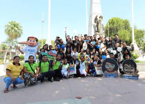 Pronabec organizó una ceremonia de reconocimiento a los becarios de comunidades nativas de Loreto que se capacitan para mejorar su empleabilidad. ANDINA/Difusión