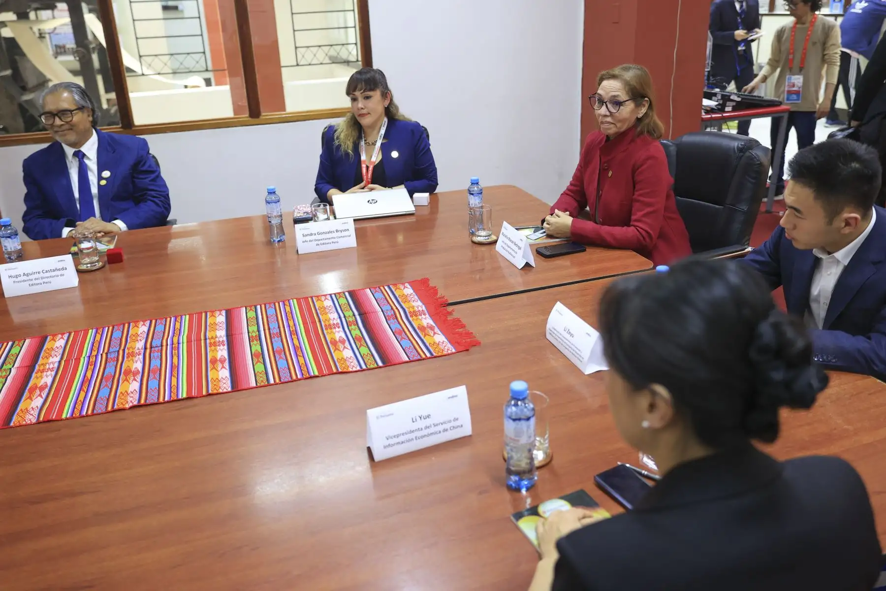 Representantes de la agencia de noticias Xinhua, visitaron las instalaciones de Editora Perú. Foto: ANDINA/Jhonel Rodríguez Robles