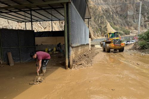 Intensas lluvias en Pataz ocasionaron un huaico que ha dejado 13 personas damnificadas y 7 afectadas. Foto: ANDINA/Difusión