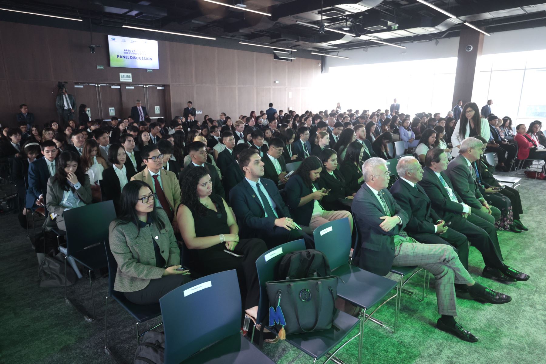 La Universidad  San Ignacio de Loyola y el chair APEC inicia intercambio de conocimiento a través de presentaciones de invitados y delegados de Jóvenes de 21 economías en APEC 2024. 
Foto: ANDINA/Vidal Tarqui