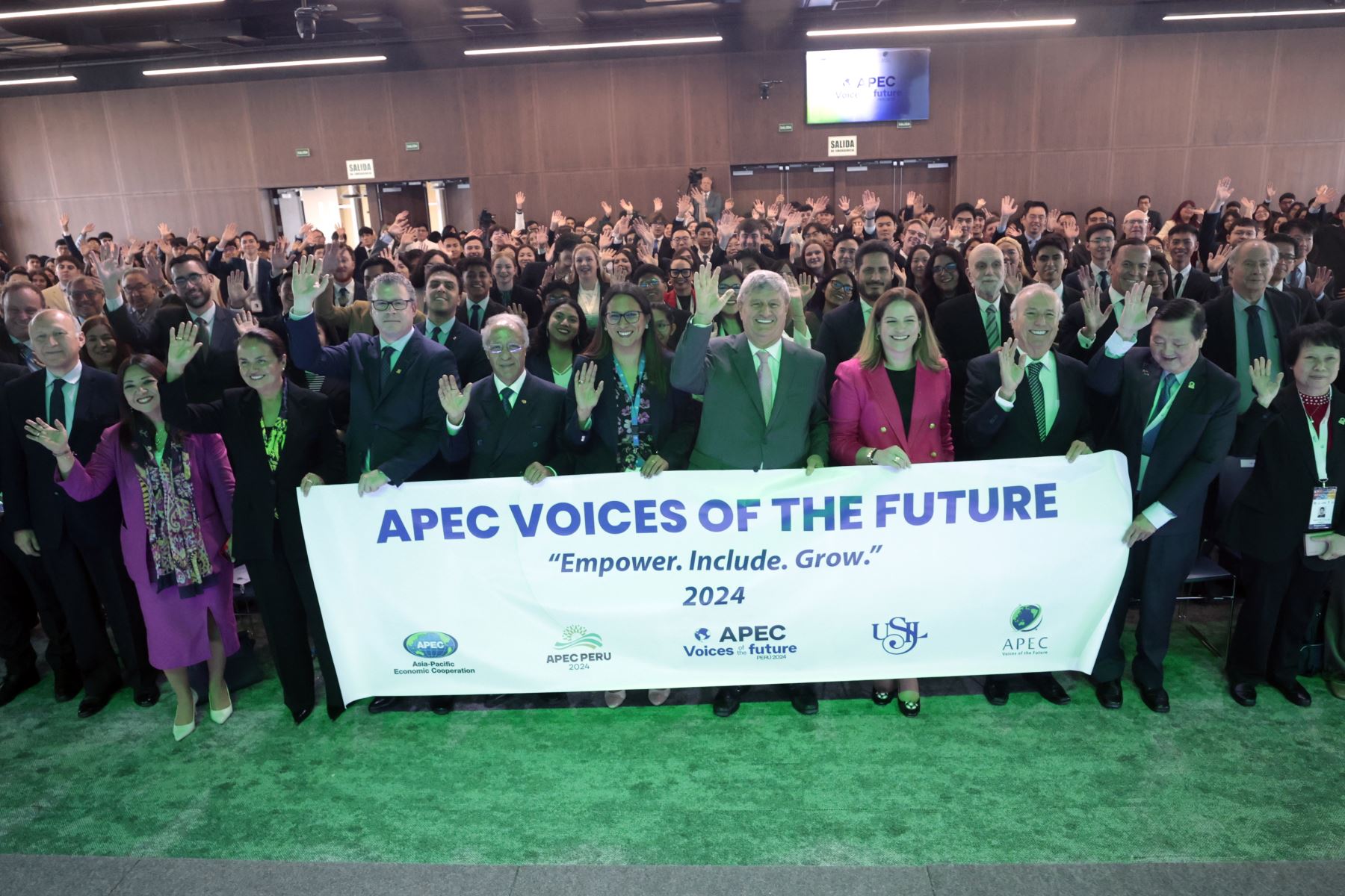 La Universidad  San Ignacio de Loyola y el chair APEC inicia intercambio de conocimiento a través de presentaciones de invitados y delegados de Jóvenes de 21 economías en APEC 2024. 
Foto: ANDINA/Vidal Tarqui