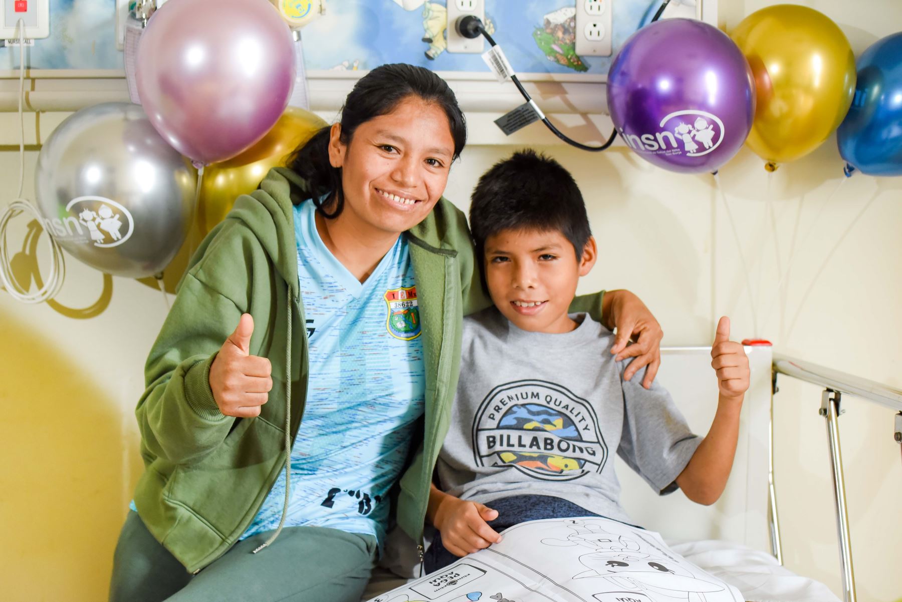 Médicos del INSN San Borja salvan la visión de niño tras caída de 8 metros y cirugías de alto riesgo. ANDINA/ INSN San Borja.