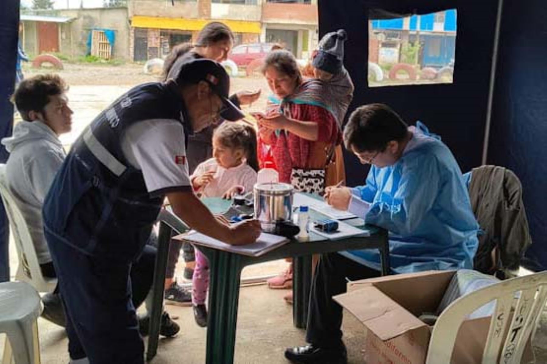 Hasta el momento, se han realizado 15 atenciones de salud y una referencia al Centro de Salud Amarilis (Huánuco). Foto: ANDINA/Minsa